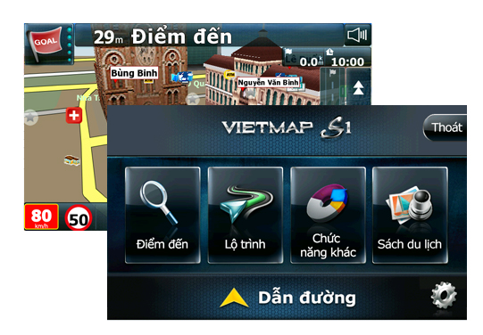 Vietmap D20 với phần mềm Vietmap S1